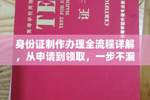 尼木身份证制作办理全流程详解，从申请到领取，一步不漏！